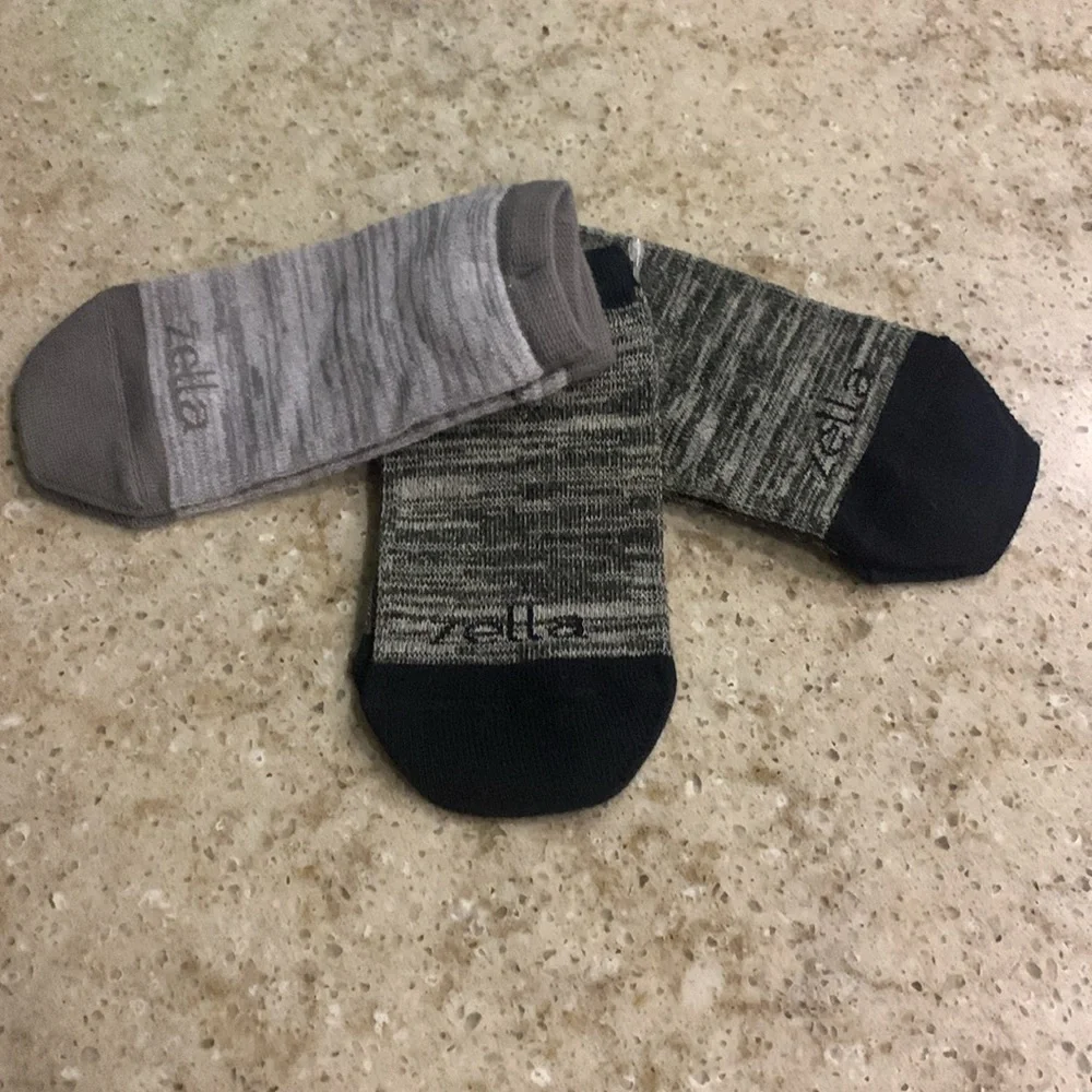 NWT Zella 3-Pack Low Cut Breathable Socks